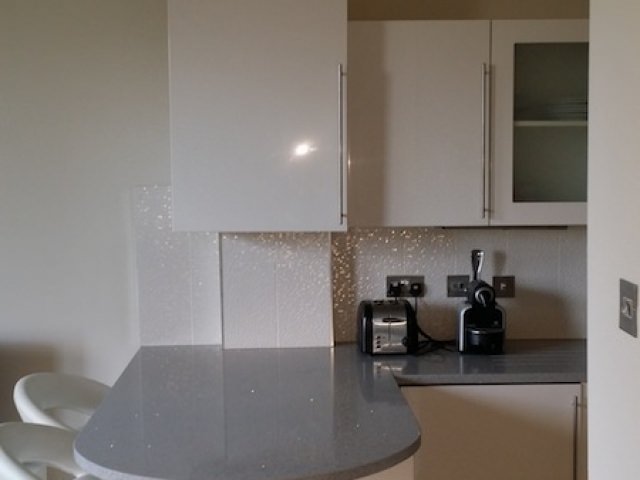 Boiler installed in kitchen
