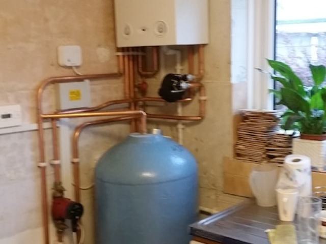 Boiler Installation in Kitchen