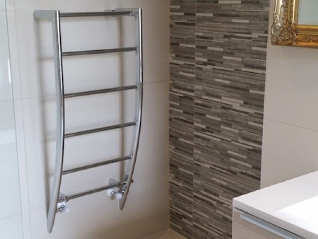 Heated Towel Rail Installation